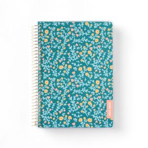 ppp academic planner 2023-2024 (floral) - student planner | weekly & monthly checklist | class schedule layout | budget & savings worksheets | sturdy coil binding w/stickers | poly laminated cover…