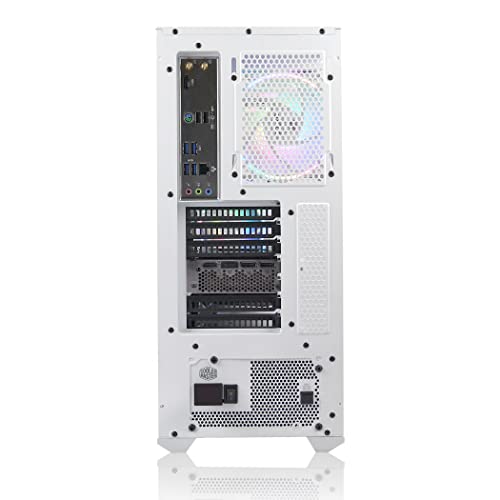 AVGPC Blizzard Gaming Computer - Intel i7 12700KF 8-Core 3.5 GHz, RTX 4060 8GB, 32GB DDR4 3600MHz, 240MM Liquid Cooler, 1TB NVMe M.2 SSD, TD500 Mesh White Case, WiFi/AC, Windows 11