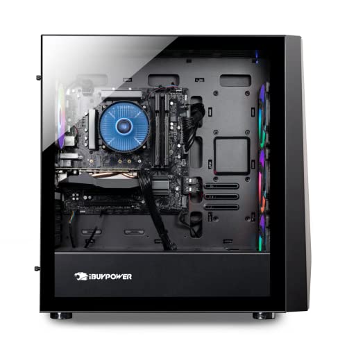 iBuyPower TraceMR Gaming PC Computer Desktop TraceMRI7N4601 (Intel Core i7 12700F, RTX 4060 8GB, 16GB DDR5 5200 Mhz (8 x 2), 1TB NVMe SSD, Windows 11 Home)