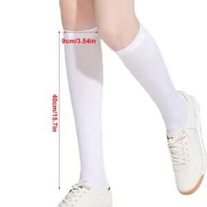 WOBBLO Over knee Sunscreen Stocking, Non-slip Breathable UPF50 Cooling Socks, Elastic Ice Silk Socks