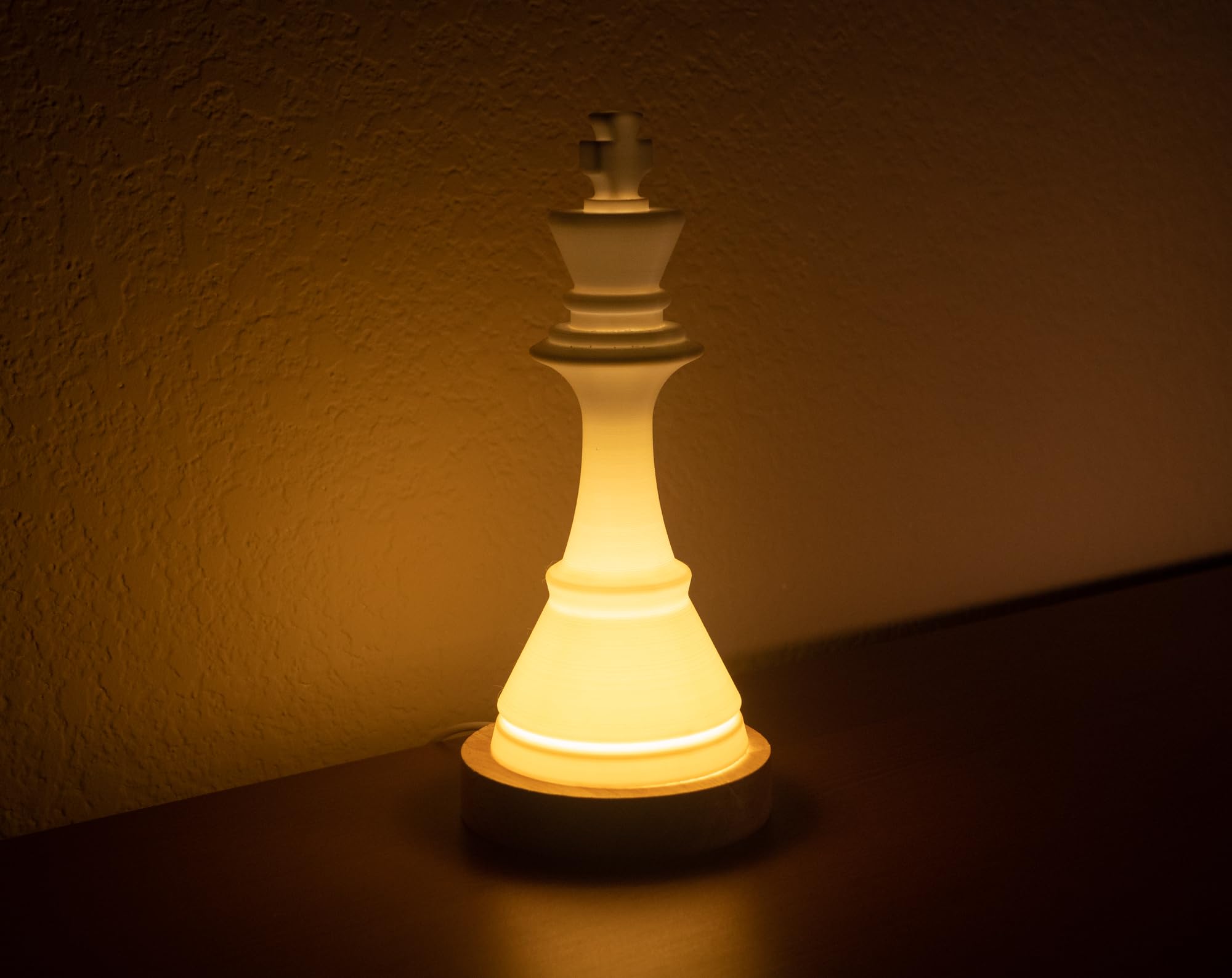 Chess King Lamp