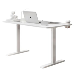 rtisgunpro 63x24inch adjustable desk stand up desk electric standing desk adjustable height sit stand home office desk including splice table plate