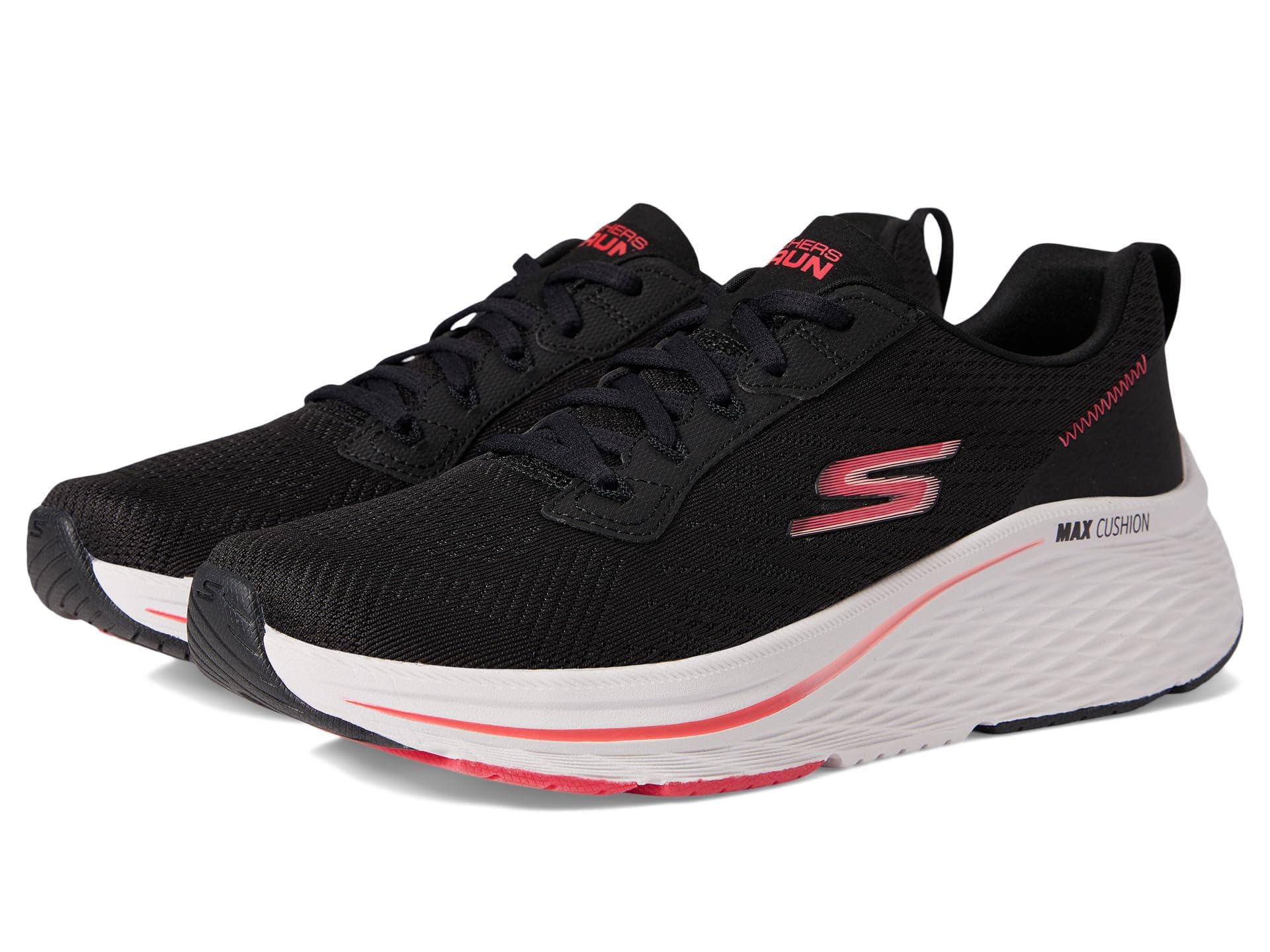 Skechers Max Cushioning Elite 2.0 - Break Through Black/Pink 8 B (M)