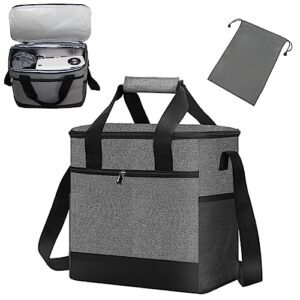 projector bag, projector case with cable storage bag large capacity with adjustable strap & handles front pocket & double side pocket projector travel carrying bag compatible with most projectors