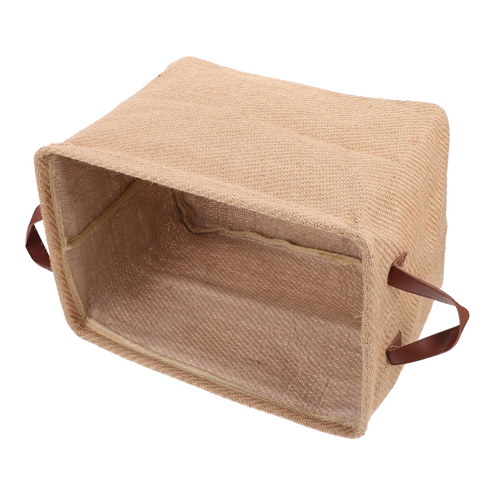 Alipis Foldable Storage Basket Folding Laundry Basket 1pc Jute Storage Basket Cylinder Baby Pe Waterproof Layer Wardrobe Basket Collapsing Laundry Baskets Jute Storage Box