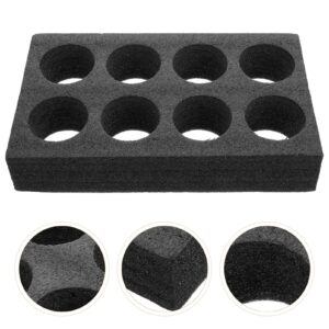 Foam Cup Glass Holder for Coffee - Sponge Foam Holds 8 Mugs - Takeout Coffee Drink Carrier Trays Packing Tool for Caravans, Camping, Boats, Motorhomes