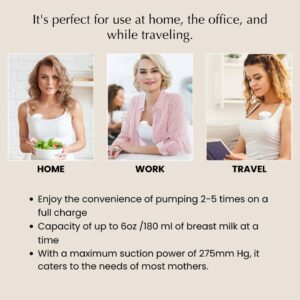 Yuemi Wearable Electric Breast Pump Hands Free, 2 Modes, 9 Levels | 24mm Flange, 2 Pack Milk Extraction Breast Pump for Effortless Pumping