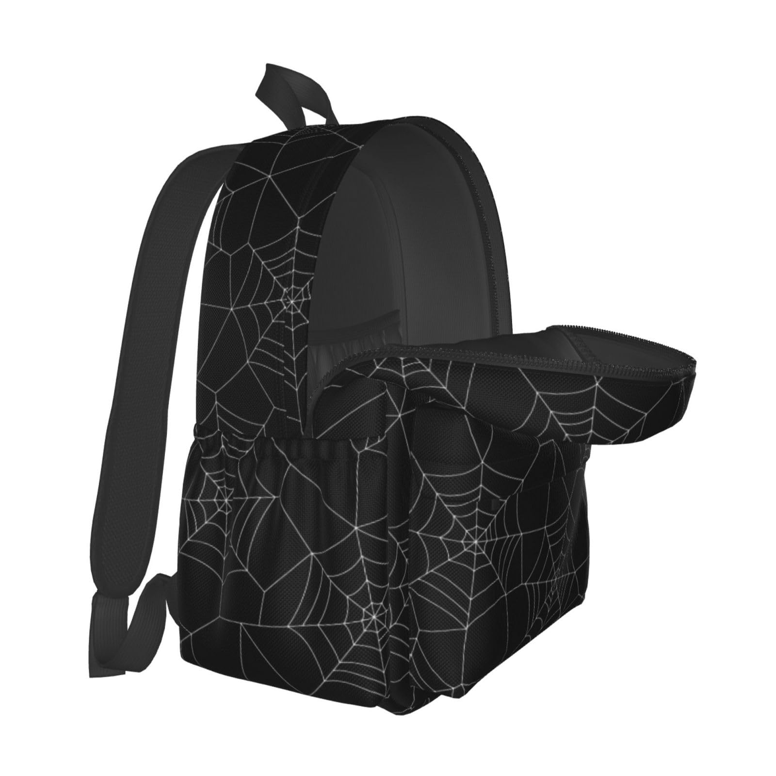 SDERDZSE Halloween Bats Goth Backpack Casual Large Capacity Daypack Lightweight Travel Backpack For Men Women