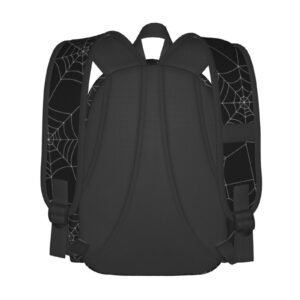 SDERDZSE Halloween Bats Goth Backpack Casual Large Capacity Daypack Lightweight Travel Backpack For Men Women