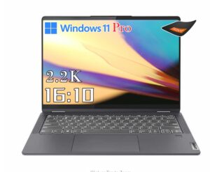 lenovo flex 5 14" 16:10 2240 x 1400 2-in-1 touchscreen laptop, amd ryzen 7 5700u, wi-fi 6, windows 11 pro, w/mouse pad(16gb ram | 2tb pcie ssd)