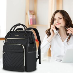 VANKEAN Rolling Laptop Bag for Women Laptop Backpack Bundle