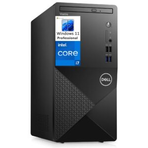 dell 2023 vostro 3910 business tower desktop, 12th gen intel 12-core i7-12700 up to 4.9ghz, 32gb ddr4 ram, 1tb pcie ssd, dvdrw, 802.11ac wifi, bluetooth 5, keyboard & mouse, windows 11 pro