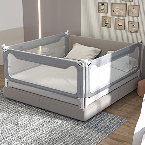 melafa365 Convertible Crib Bed Rail for Toddlers,Crib Rail Guard,Toddler Bed Rail for Crib,Baby Bed Rail Guard