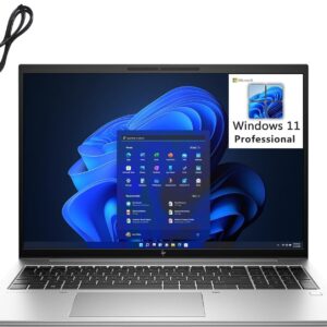 HP 2023 EliteBook 860 G9 Laptop, 16" FHD+ Business Computer, 12th Gen Intel 12-Core i7-1260P, 32GB DDR5 RAM, 1TB PCIe SSD, WiFi 6E, Backlit KB, Fingerprint Reader, Windows 11 Pro, AZ-XUT Cable