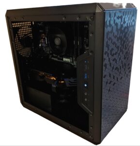 gaming computer geforce rtx 3060 desktop gaming pc 8 core with amd ryzen cpu 4.6 ghz 32gb ram 1tb ssd nvme plug and play tower pc windows 10 pro