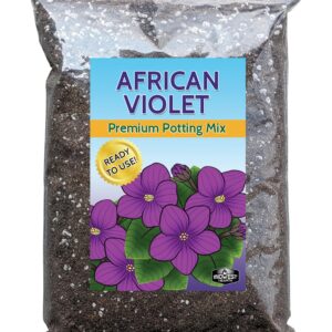 African Violet Natural Potting Soil Mix (Made in USA) (4 Dry Quarts)