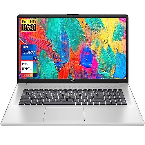 HP 2023 Newest 17 Laptop, 13th Gen Intel Core i5-1335U 10-core Processor, 32GB RAM, 1TB SSD, 17" FHD Anti-Glare Display, Backlit Keyboard, Wi-Fi 6 & Bluetooth 5.3, Windows 11 Home