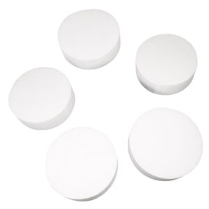 ciieeo 5pcs foam disc polystyrene cake dummies foam cake model foams cake tray arts and crafts for kids cake making training supplies foam decorative items manual white child