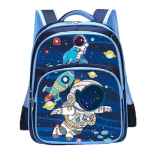 yunyinie travel backpack for school, kids backpack boys girls, space astronaut preschool backpack school supplies for kids, 16.5inch