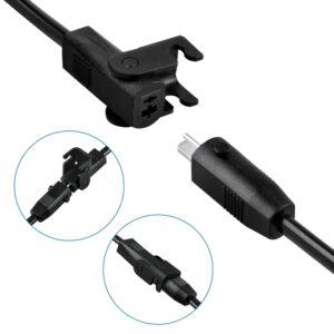 J-ZMQER New 6FT 2-Prong Extension Power Cord Cable Lead Compatible with Okin BetaDrive 3R2762 1.25.000.073.30 Beta Drive Linear Actuator Motor Power Recliners