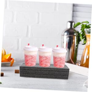 4pcs Milk Tea Drink Cup Holder Takeout Drink Hot and Cold Cup Carrier Drink Carrier Tray Take Out Cup Holder Takeout Cup Trays Tea Bottle Holders Milk Tea Cup Pearl re-usable