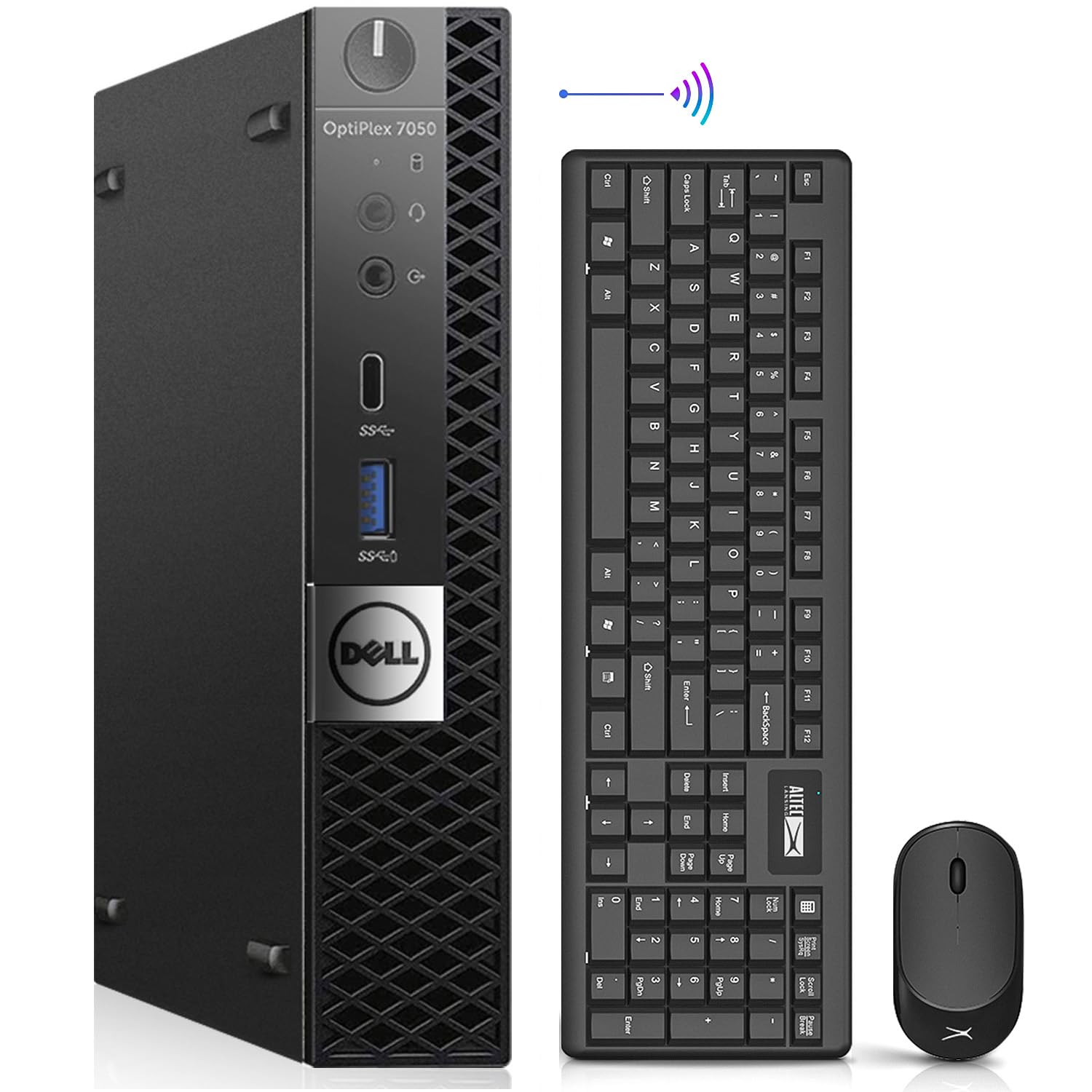 Dell Mini PC OptiPlex 7050 Mini Computers Micro PC,Intel i5-7500 3.4GHz,32GB DDR4 Ram New 512GB M.2 NVMe SSD,AX200 Built-in WiFi 6 Bluetooth 5.2, HDMI,Refurbished Desktop,Windows 10 Pro (Renewed)