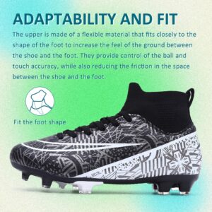 Soccer Cleats Mens Women Football Cleats Soccer Shoes Tacos de Futbol para Hombre Football Shoes for Turf Futsal Shoes Cleats Football Turf Cleats Professional Football Training Boots AG FG