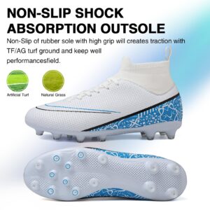 Soccer Cleats Mens Football Cleats Women Tacos de Futbol para Hombre Soccer Shoes for Big Boy High Top Football Boots Tacos de Futbol Zapatos de Futbol para Hombres Outdoor Soccer Shoes AG