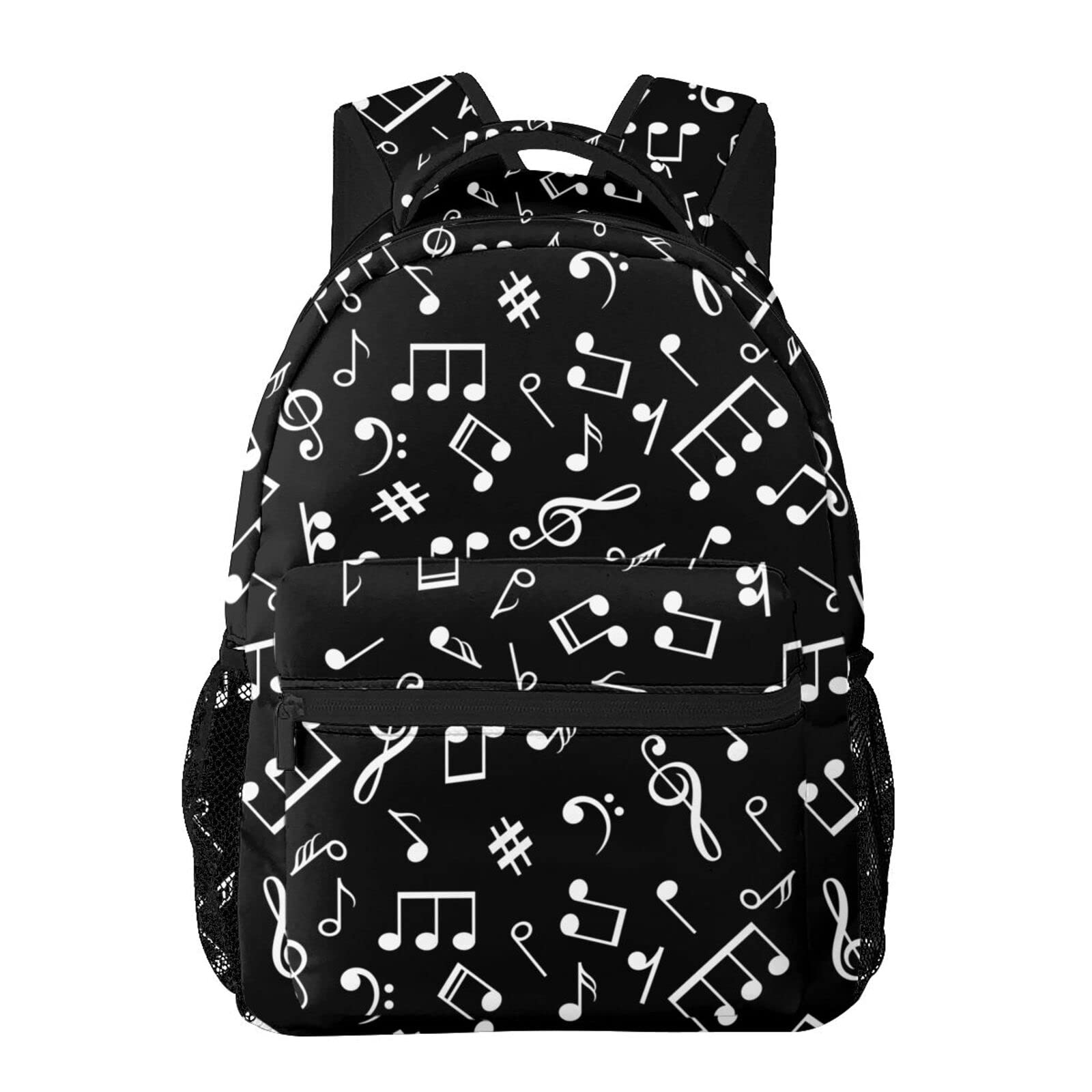 ROSIHODE Piano Music Note Backpack,Fashion Travel Hiking Camping Daypack Computer Backpacks Bookbag for Men Women