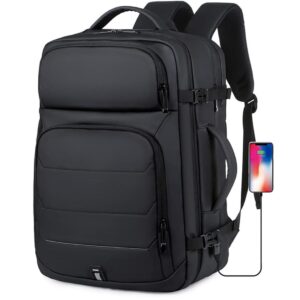 palamea spirit airlines personal item backpack 18x14x8inch, underseat carry on bag for airplanes 40l expandable travel backpacks laptop backpacks