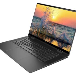 HP Envy x360 2-in-1 Convertible Business Laptop, 15.6-inch FHD Touchscreen, AMD Ryzen 7 5825U, 32GB RAM, 1TB SSD, Windows 11 Pro, Fingerprint Reader, Backlit Keyboard, WiFi 6, PCM