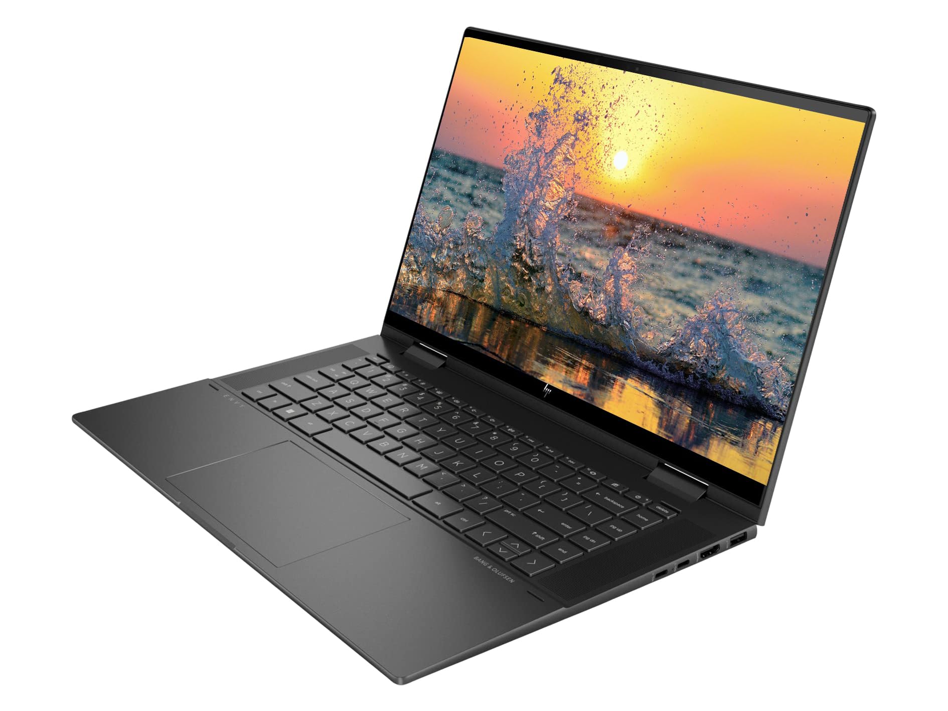 HP Envy x360 2-in-1 Convertible Business Laptop, 15.6-inch FHD Touchscreen, AMD Ryzen 7 5825U, 32GB RAM, 1TB SSD, Windows 11 Pro, Fingerprint Reader, Backlit Keyboard, WiFi 6, PCM