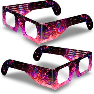 gravitis premium solar eclipse glasses - iso 12312-2 certified for safe direct sun viewing, durable superior cardboard frame, pack of 2 - perfect for astrology enthusiasts