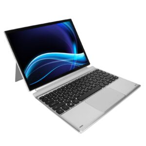 dauerhaft portable laptop tablet 12.3 inch 2 in 1 laptop 3k touch screen dual speakers 3500mah ultra slim for work (us plug 8gb+512gb)