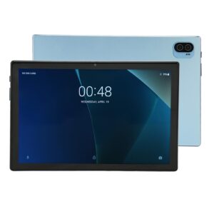 dauerhaft wifi tablet, fdh screen dual speakers octa core 8gb ram 256gb rom 7000mah smart tablet for studying gaming (blue)