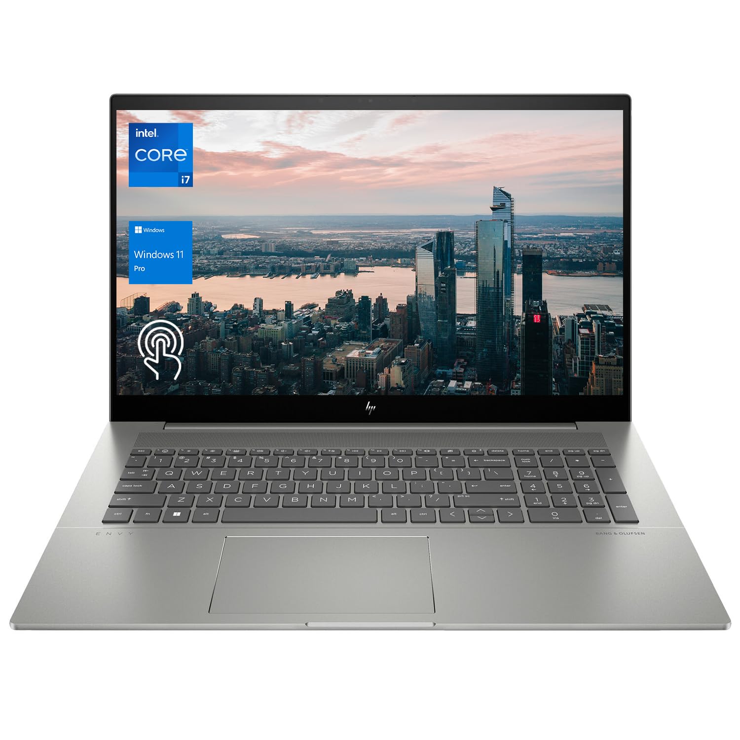 HP 2023 Latest Envy 17T Premium Business Laptop, 17.3" FHD Touchscreen, Intel Core i7-13700H, 64GB RAM, 2TB SSD, Webcam, HDMI, Wi-Fi 6, Backlit Keyboard, Windows 11 Pro