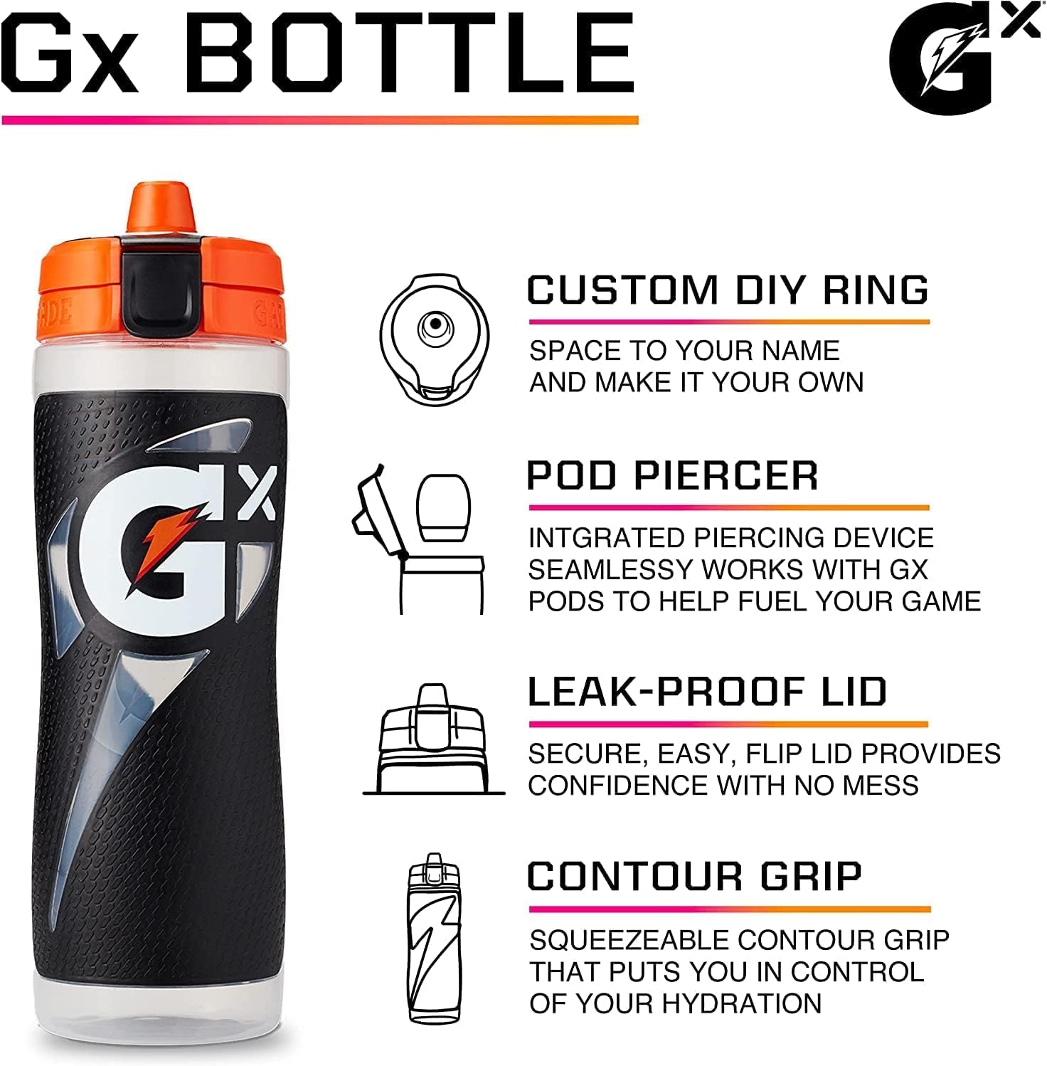 Gatorade Gx, Marble Green, 30 Oz