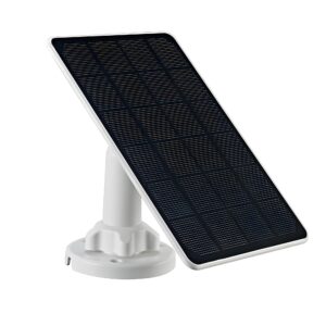 3w solar panel for security camera with micorusb/type-c/dc3513 connectors. ip65 waterproof, 3m charging cable, compatible with r'ing spotlight cam plus/pro/stick up/baterry