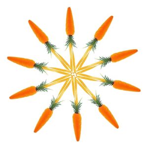 dechous 10pcs easter decoration easter carrot easter tree decorations and ornaments egg easter tiered tray decor easter hanging carrot easter hanging ornaments carrot decor set rabbit foam