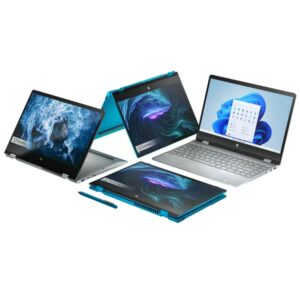 Gateway 2-in-1 Elite Notebook, 14.1" Touchscreen IPS FHD Display, 11th Gen Intel Core i7-1165G7, 8GB RAM, 512GB SSD, Backlit Keyboard, THX Spatial Audio, 2MP Camera, WIFI6, USB-C, Win 11 Pro