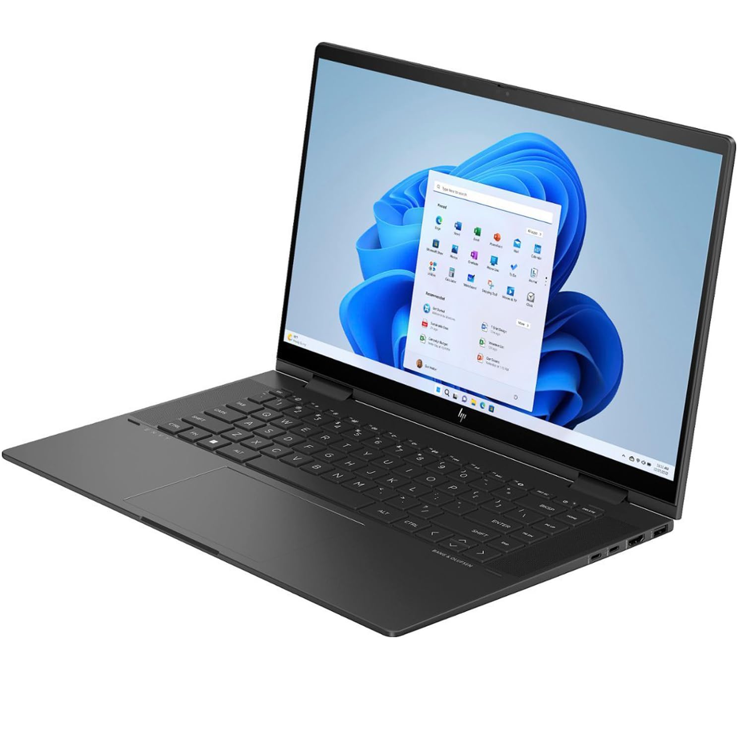 HP Envy x360 Touchscreen 2-in-1 Laptop, 15.6" FHD IPS Display, AMD Ryzen 5 7530U (Beat i7-11600H) Up to 4.5GHz, 8GB RAM, 1TB PCIe SSD, Wi-Fi 6E, Backlit KB, USB-C, HDMI, Win 11 Pro, Nightfall Black