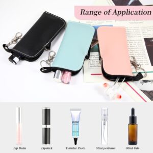 Chapstick Holder Lip Balm Sleeves Pouch Portable Lipstick Holder Bags Lip Gloss Holder Lipstick Bag With Hook Gift for Women