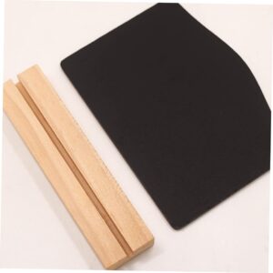 STOBOK 6pcs Message Board Decoration Place Board Signs Small Chalkboard with Stand Small Chalkboard Easel Blackboards Message Board Signs Food Chalkboard Signs Desktop Wooden Menu