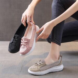 Kotsas Orthopedic Shoes for Women, kotsas Walk Clouds Orthopedic Shoes, Clouds Breathable Arch Support Non-Slip Women Shoes (Beige, 9)