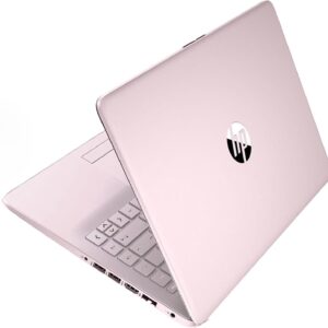 HP Stream 14" HD Laptop Computer, Intel Celeron N4020 Processor, 4GB RAM, 64GB eMMC, Win 11 S, Pink, 1 Year Office, ABYS HDMI Cable