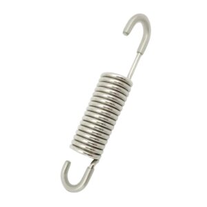 Souldershop 3-5/8 inch Stainless Steel Replacement Recliner Chair Mechanism Furniture Tension Springs Long Neck Style 2.5mm Wire Thickness [3.33'' Inside Hook to Hook] (Pack of 2)