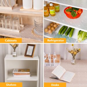 INNOLITES Shelf Liner, Non-Slip Shelf Liners for Kitchen Cabinets, Waterproof Non-Adhesive Kitchen Drawer Liner, Durable EVA Cabinet Liners for Shelves, Refrigerator, Cupboard, Storage