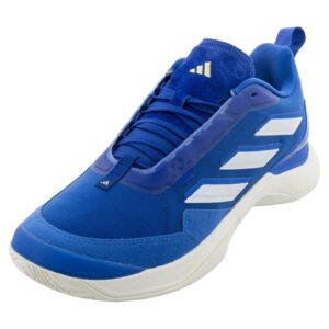 adidas women`s avacourt tennis shoes bright royal and white