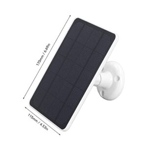 Solar Panel, Solar Panel Charger ABS Monocrystalline Silicon 10W Wide Compatibility Easy Installation for Fan