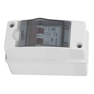 DC 500V 2 Rope Disconnect Switch Easy Installation Solar Photovoltaic Combiner Box IP65 Waterproof for Power Generation System (63A)